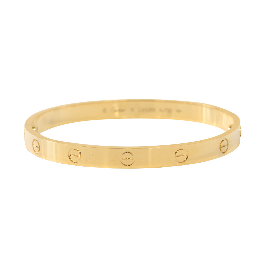 Cartier Love Bracelet Yellow Gold Size 18 | Cartier | Buy at TrueFacet