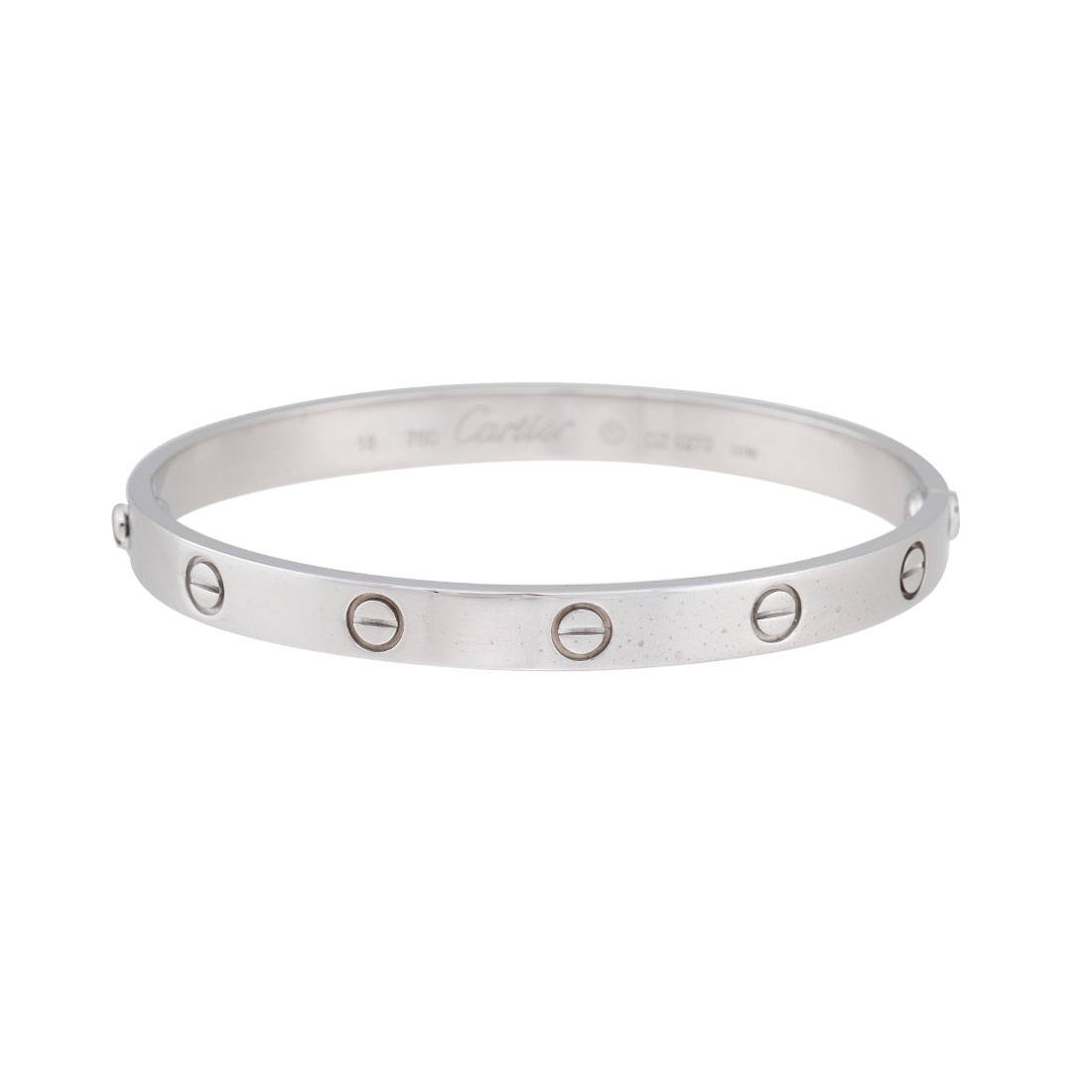 Cartier Love Bracelet 18K White Gold Love Size 18