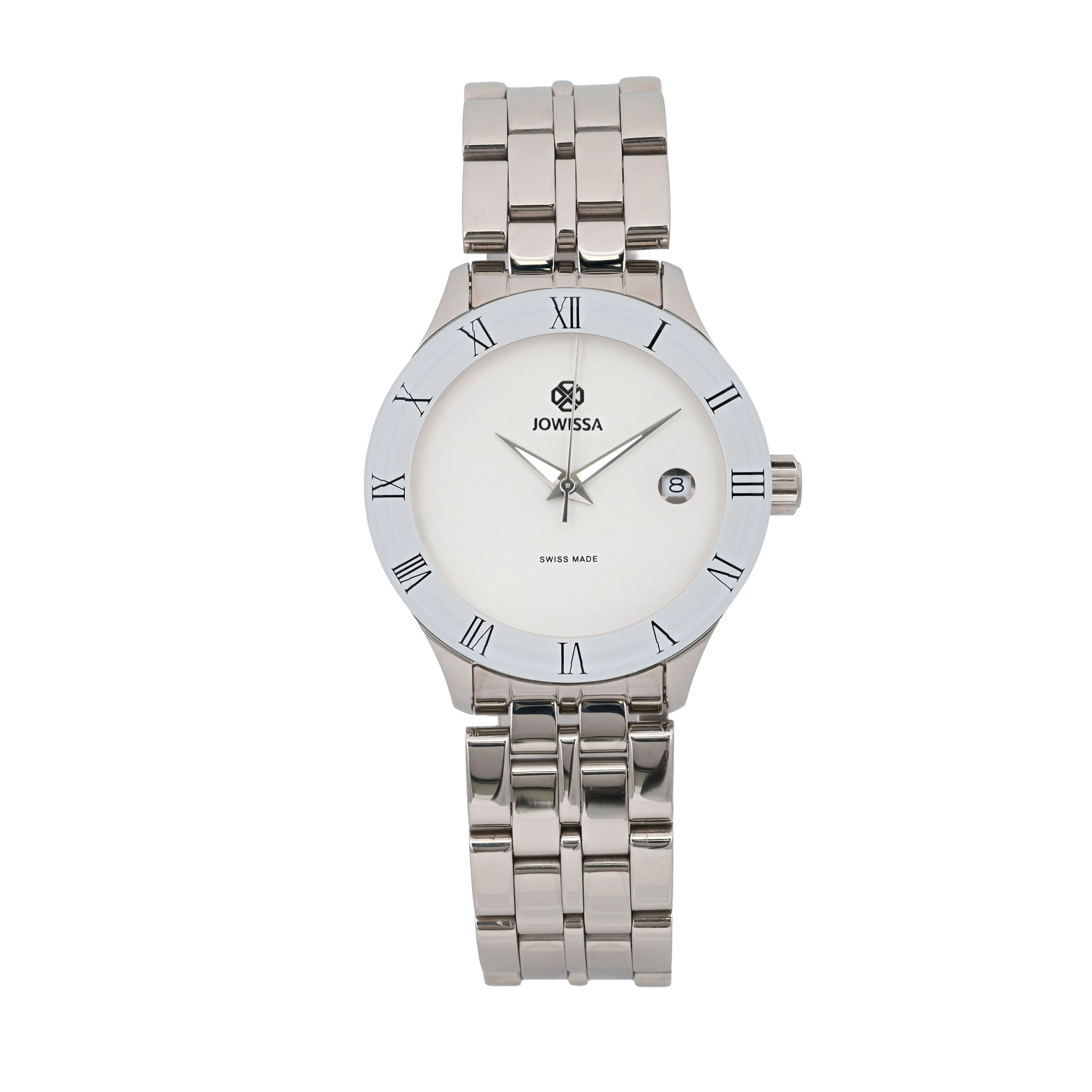 Jowissa Romo 38mm Stainless Steel White Dial Men's Quartz Watch 