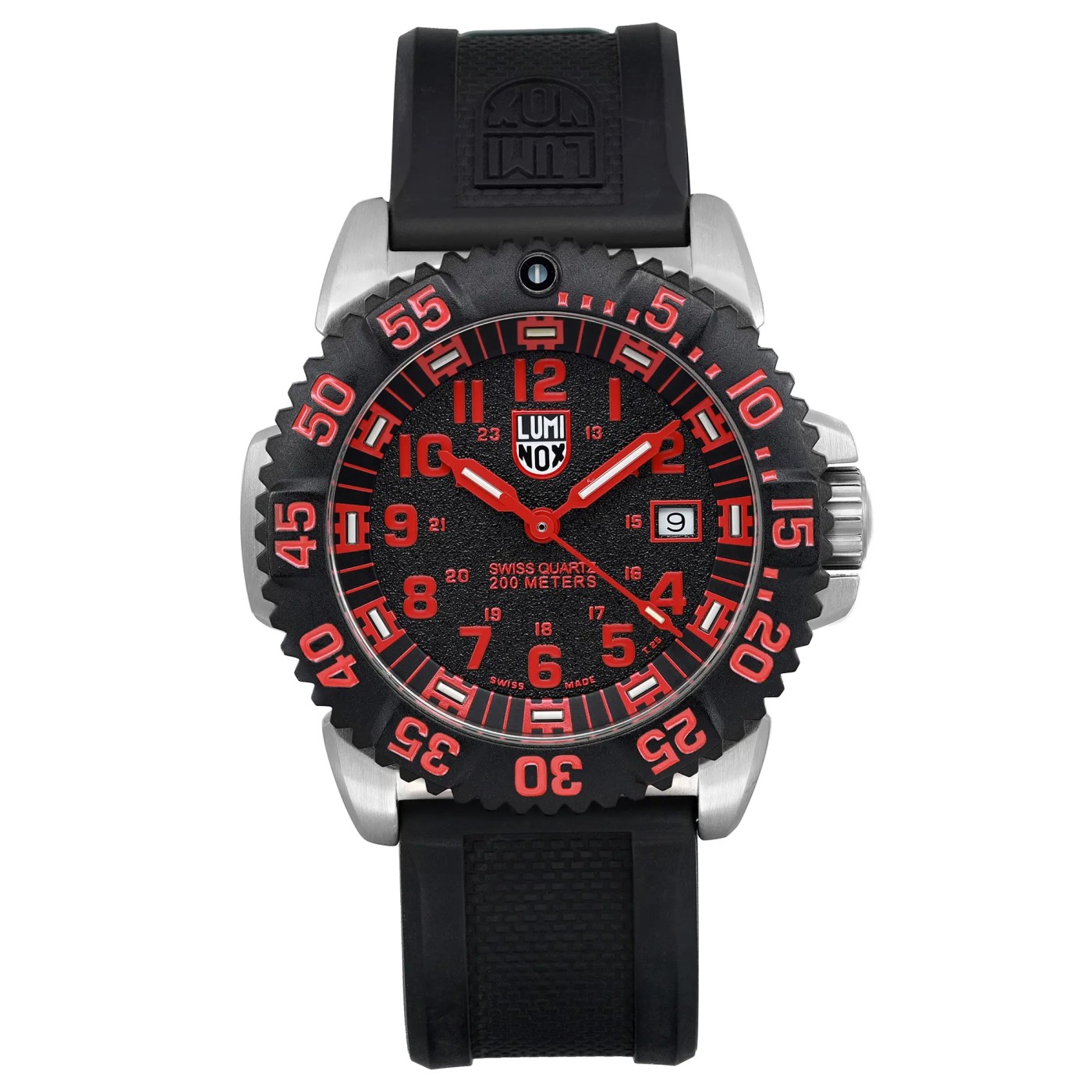 Luminox Colormark Series 3150 44mm Steel Black Dial Quartz Mens Watch