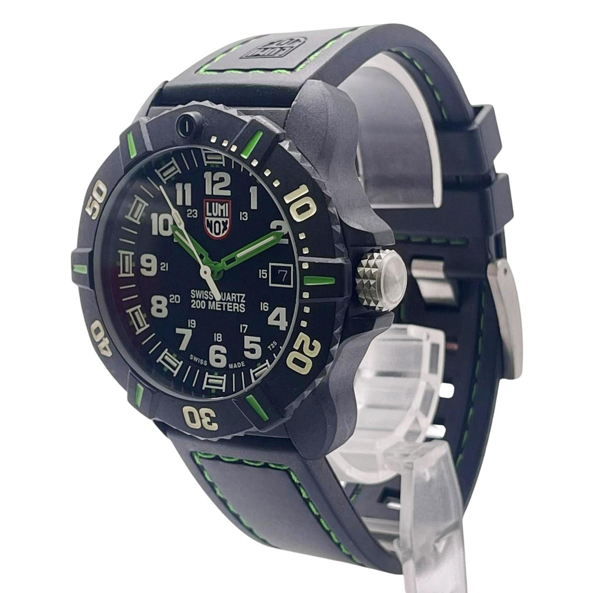 Luminox Coronado 44mm 3020 Series Carbon Black Dial Mens Watch