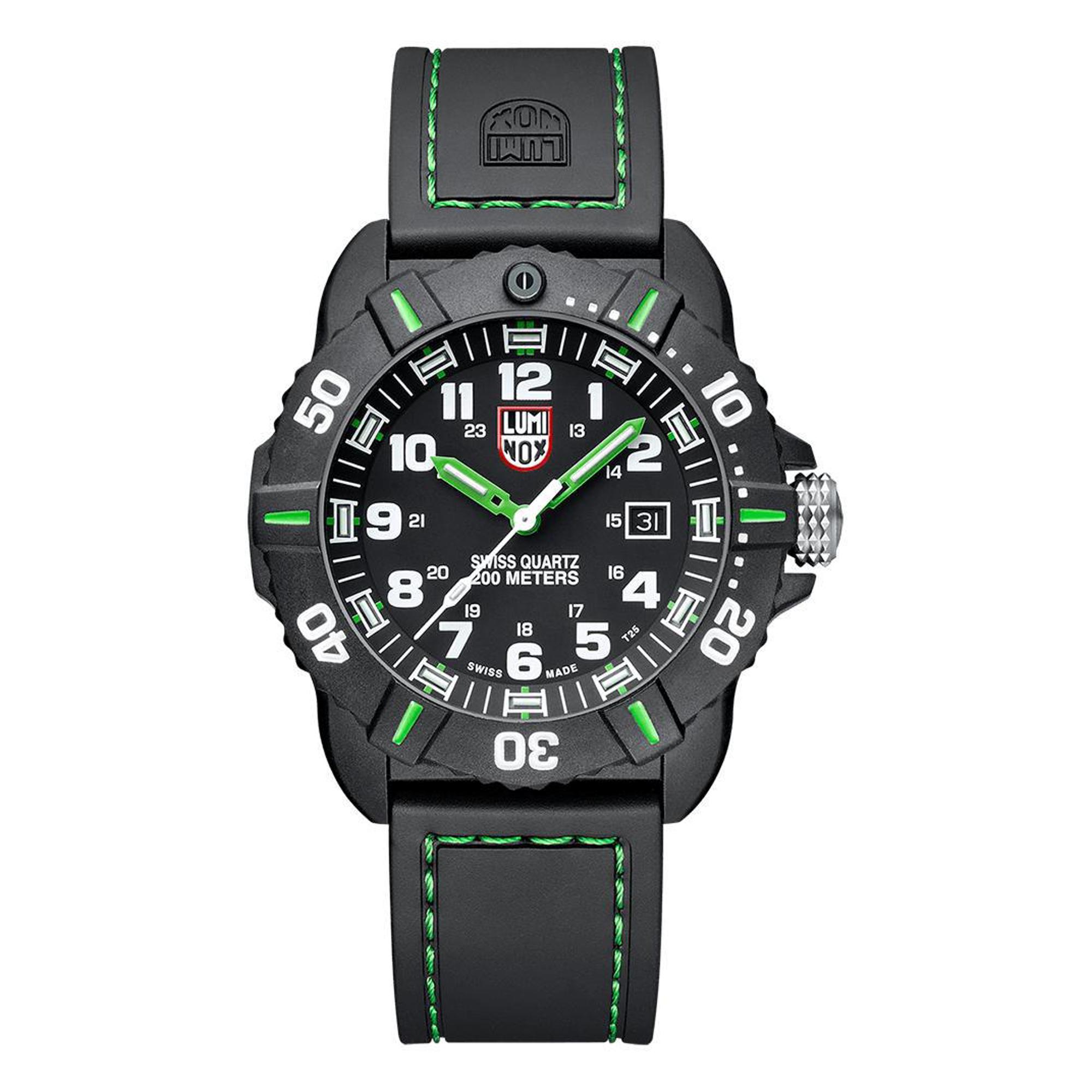 Luminox Coronado 44mm 3020 Series Carbon Black Dial Mens Watch