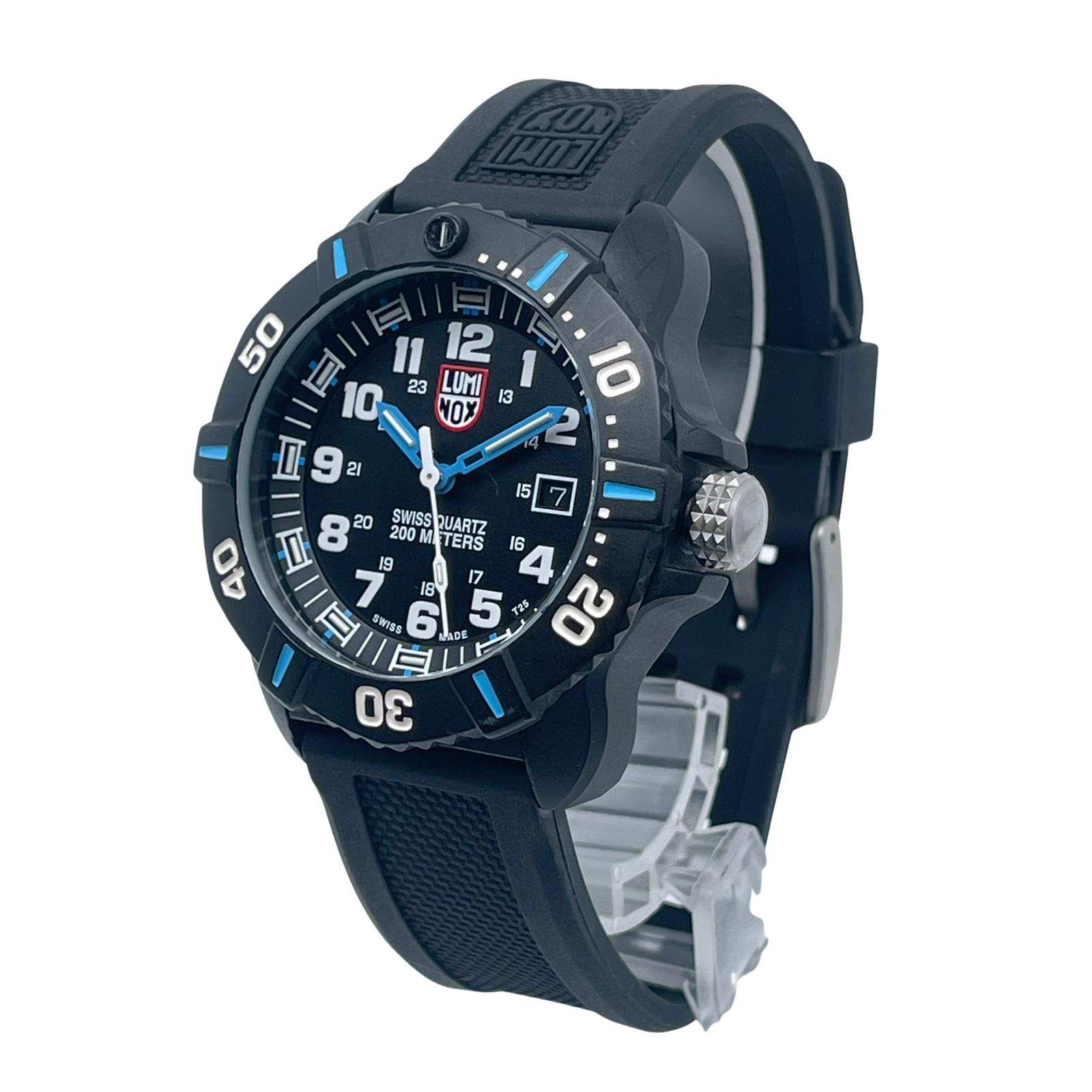 Luminox Coronado 44mm Carbon Black Dial Rubber Mens Watch