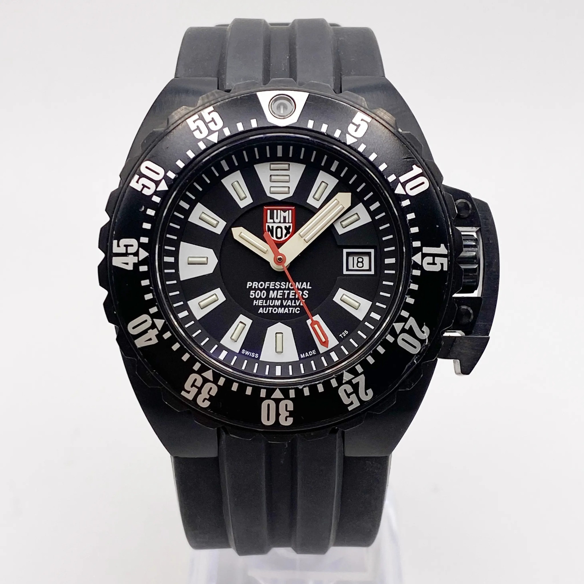 Luminox Deep Dive 44mm 1500 Series Steel Black Dial Men Watch