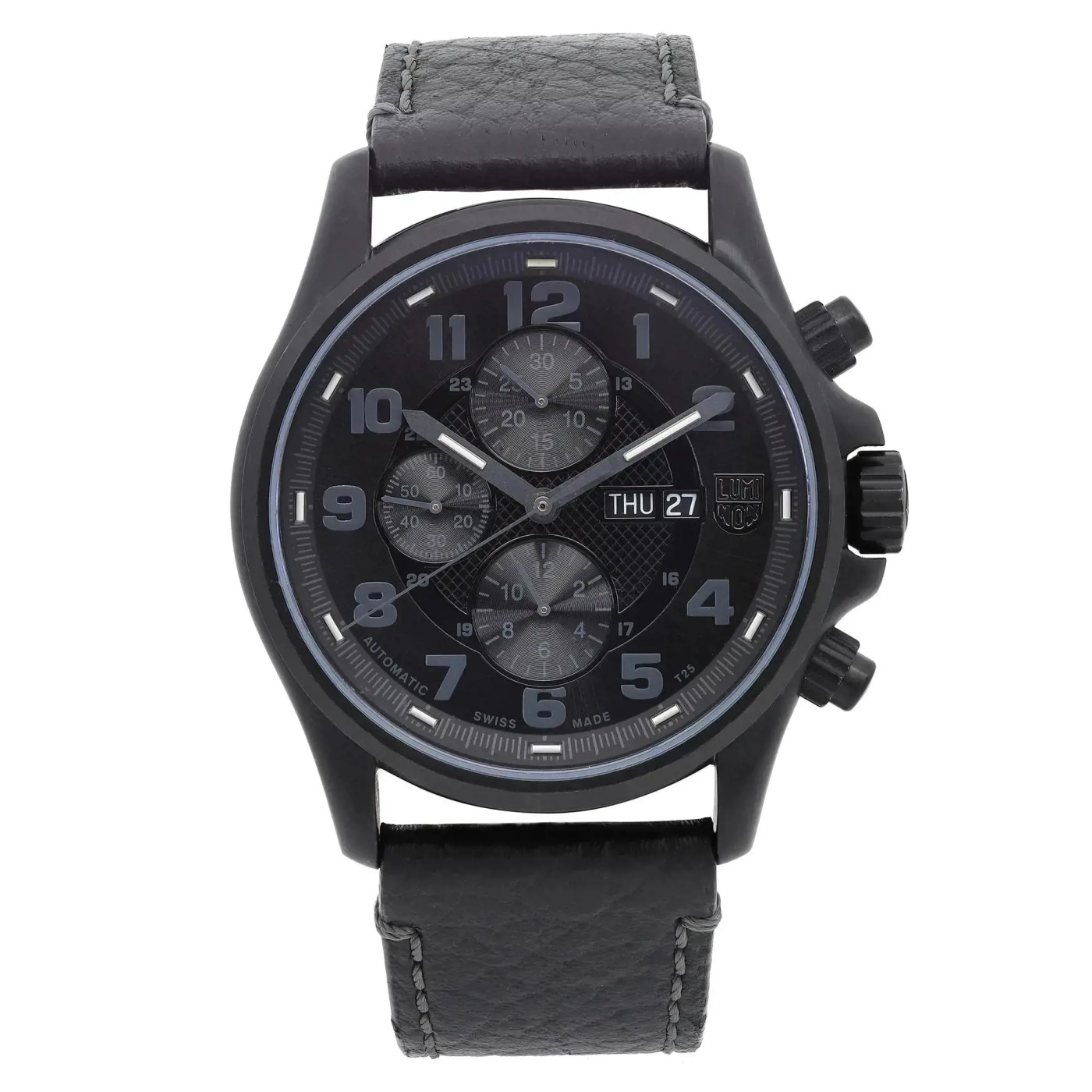 Luminox Field 47mm Chronograph Steel Black Dial Automatic Watch
