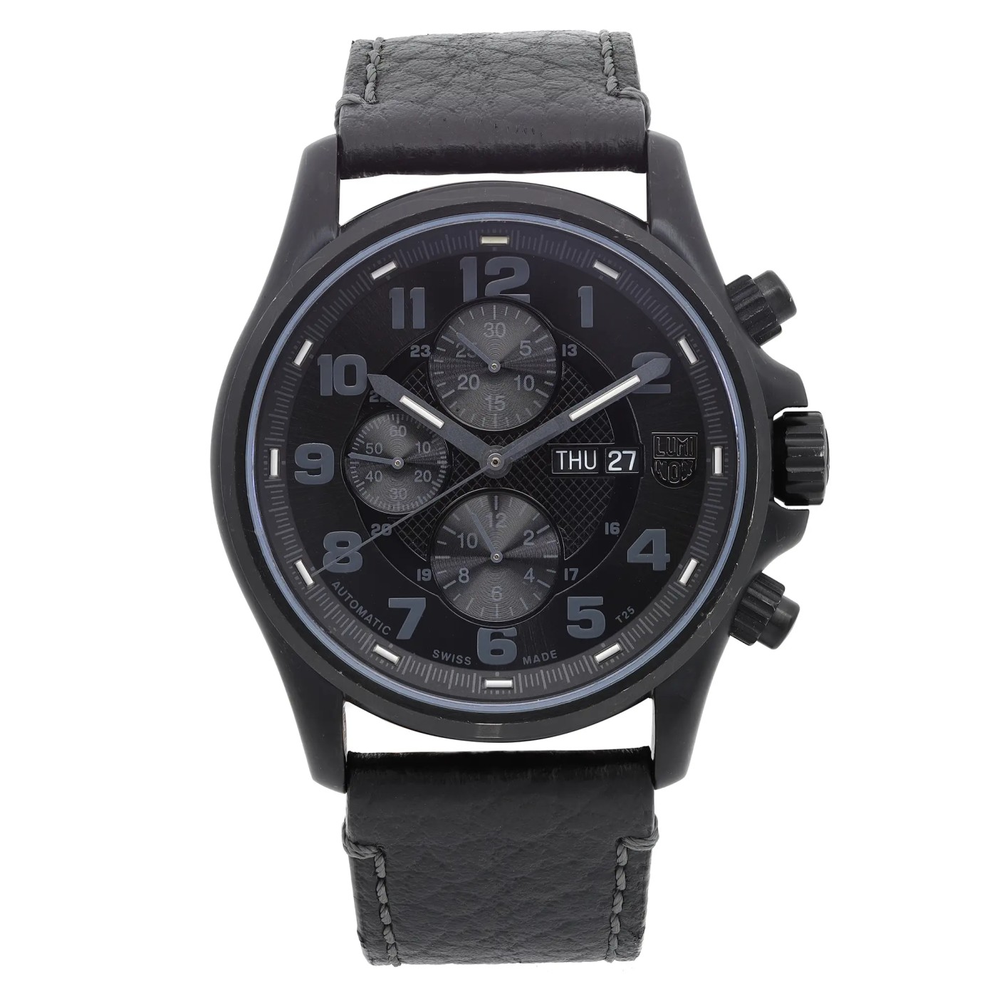 Luminox Field Chronograph 47mm Steel Black Dial Automatic Watch