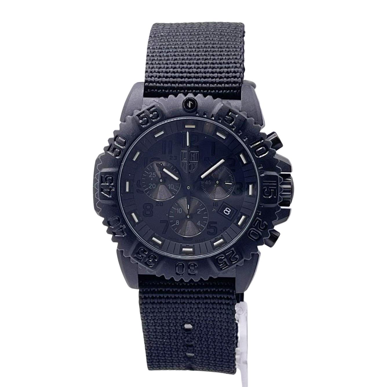 Luminox Navy Seal Colormark Chrono Black Dial Nylon Mens Watch