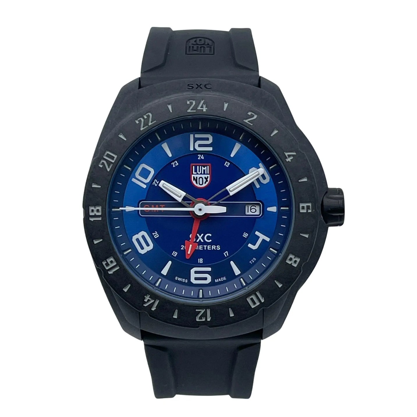 Luminox SXC Aerospace GMT 46mm Carbon Blue Dial Mens Watch