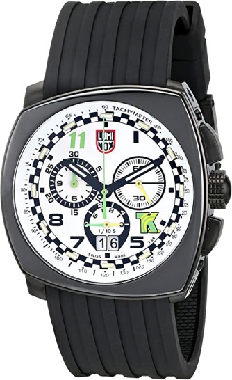 Luminox Tony Kanaan Chronograph 44mm Steel White Dial Mens Watch