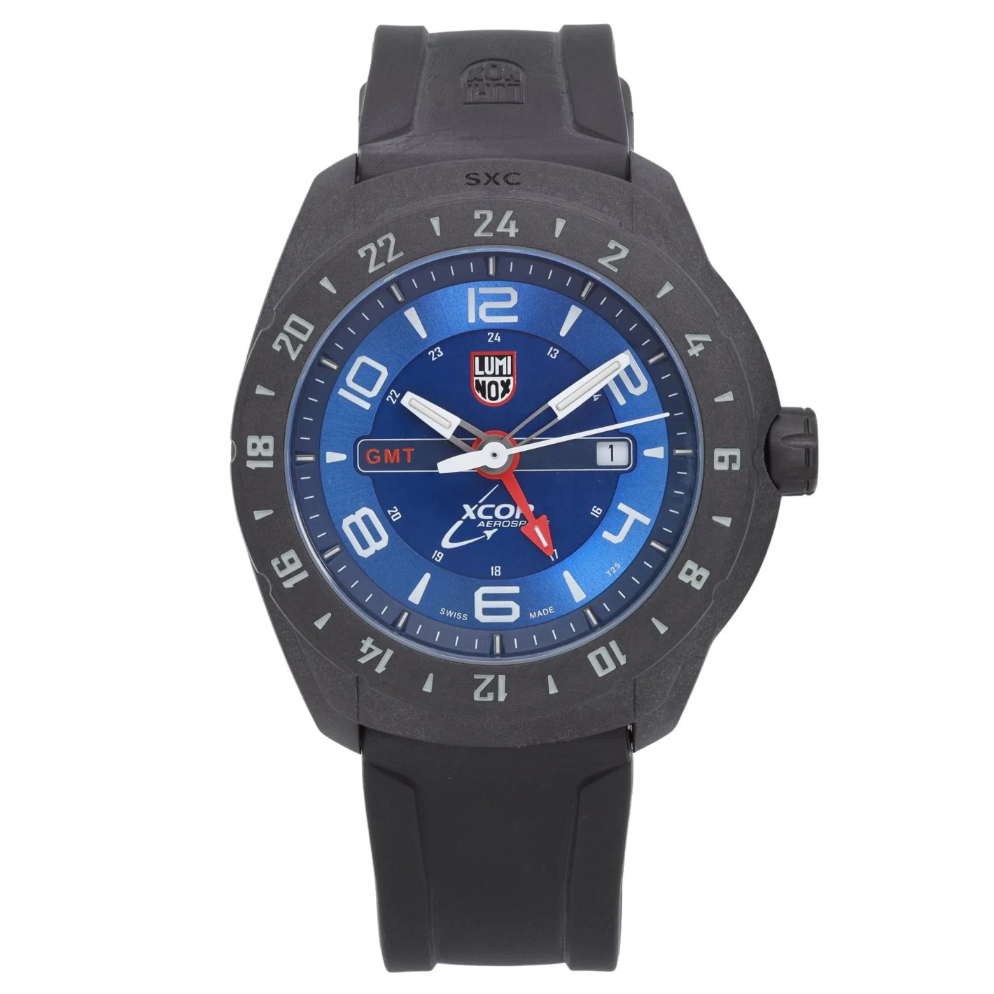 Luminox Xcor Aerospace 45mm Carbon GMT Blue Dial Mens Watch