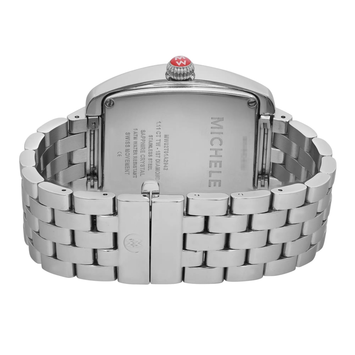 Michele Urban Diamond Silver Dial Quartz Ladies Watch