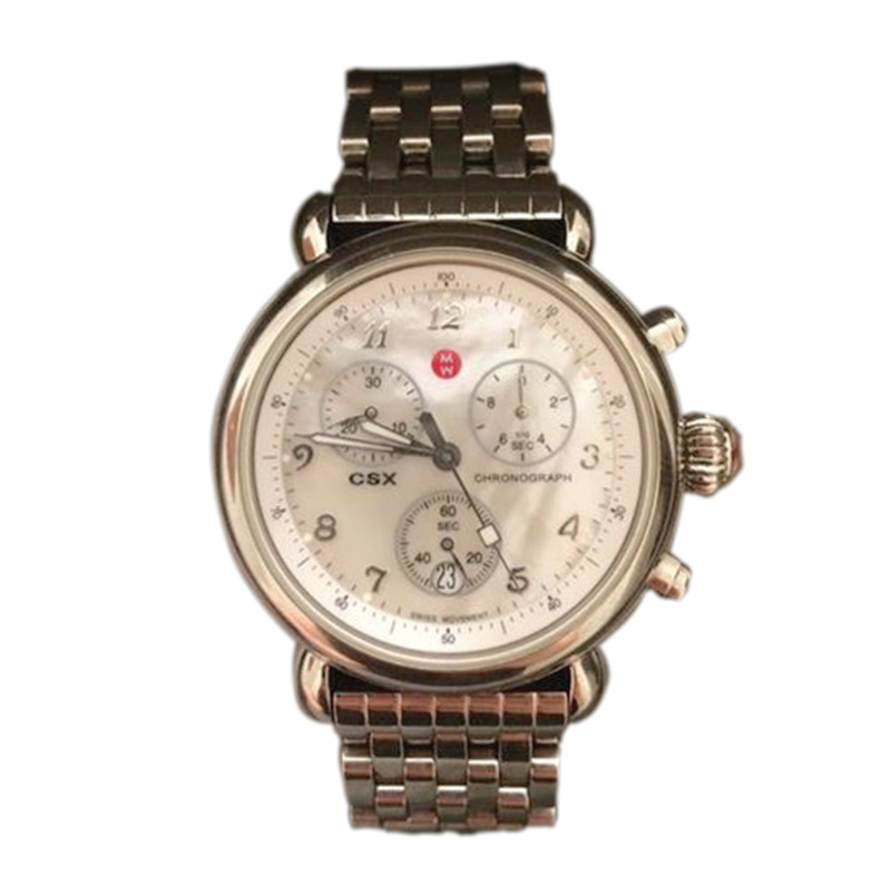 MICHELE CSX Women’s Chronograph Watch includes box and booklet Michelle Chronograph Ladies Watch with Blue Alligator band  main image 4
