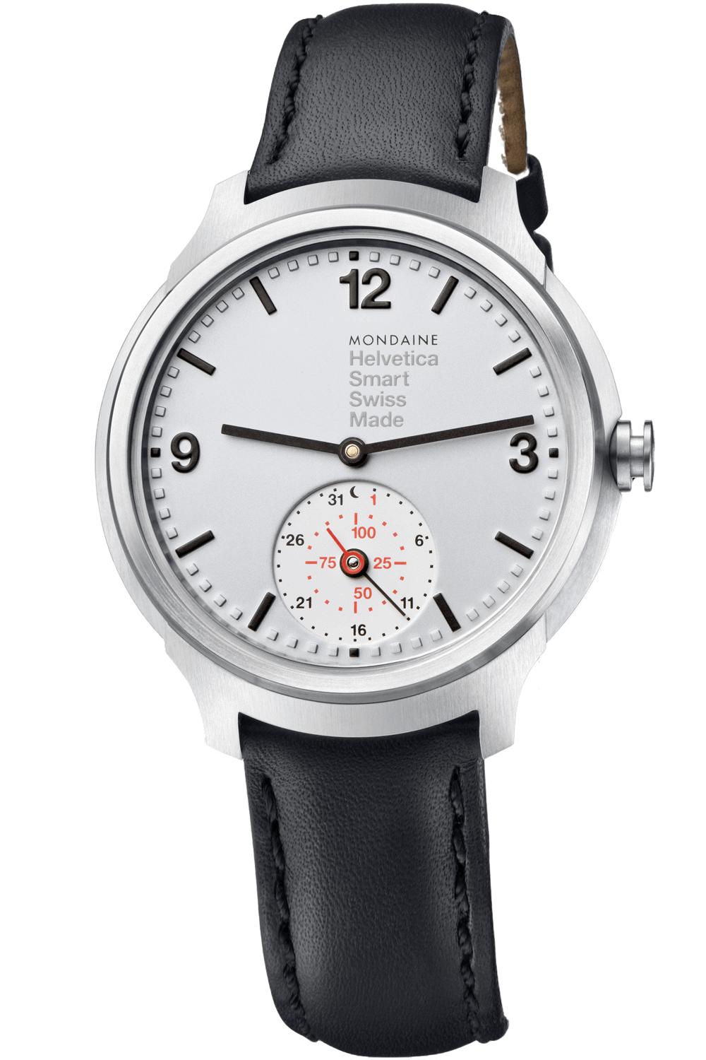 Mondaine Helvetica 26mm Steel White Dial Ladies Quartz Watch