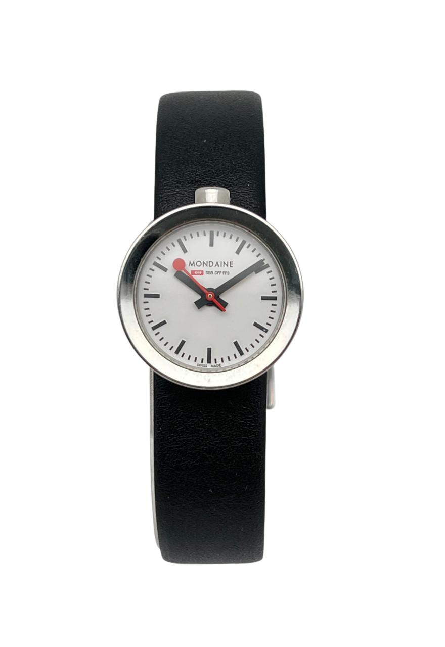 Mondaine Special 22mm Steel White Dial Quartz Ladies Watch