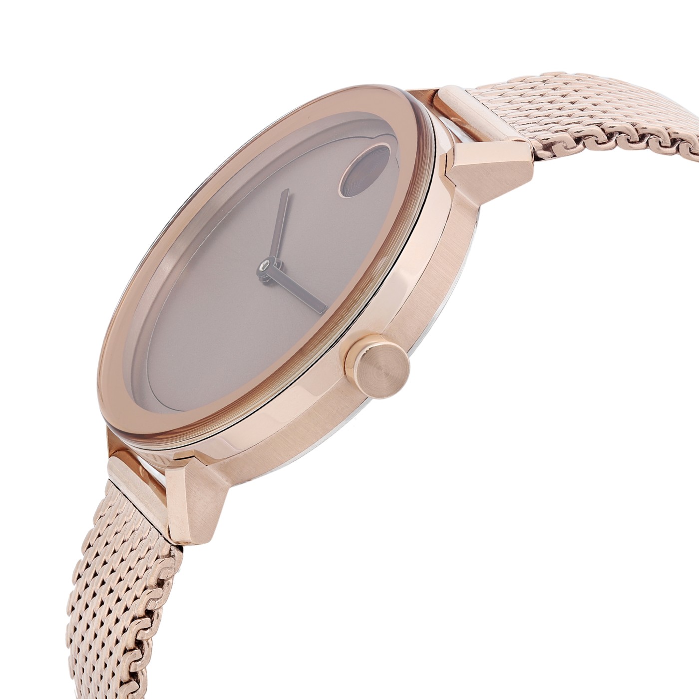 Movado Silver & Rose Gold Bold Evolution Watch Movado Bold Evolution 2.0 Rose Dial Rose and Ceramic  main image 3