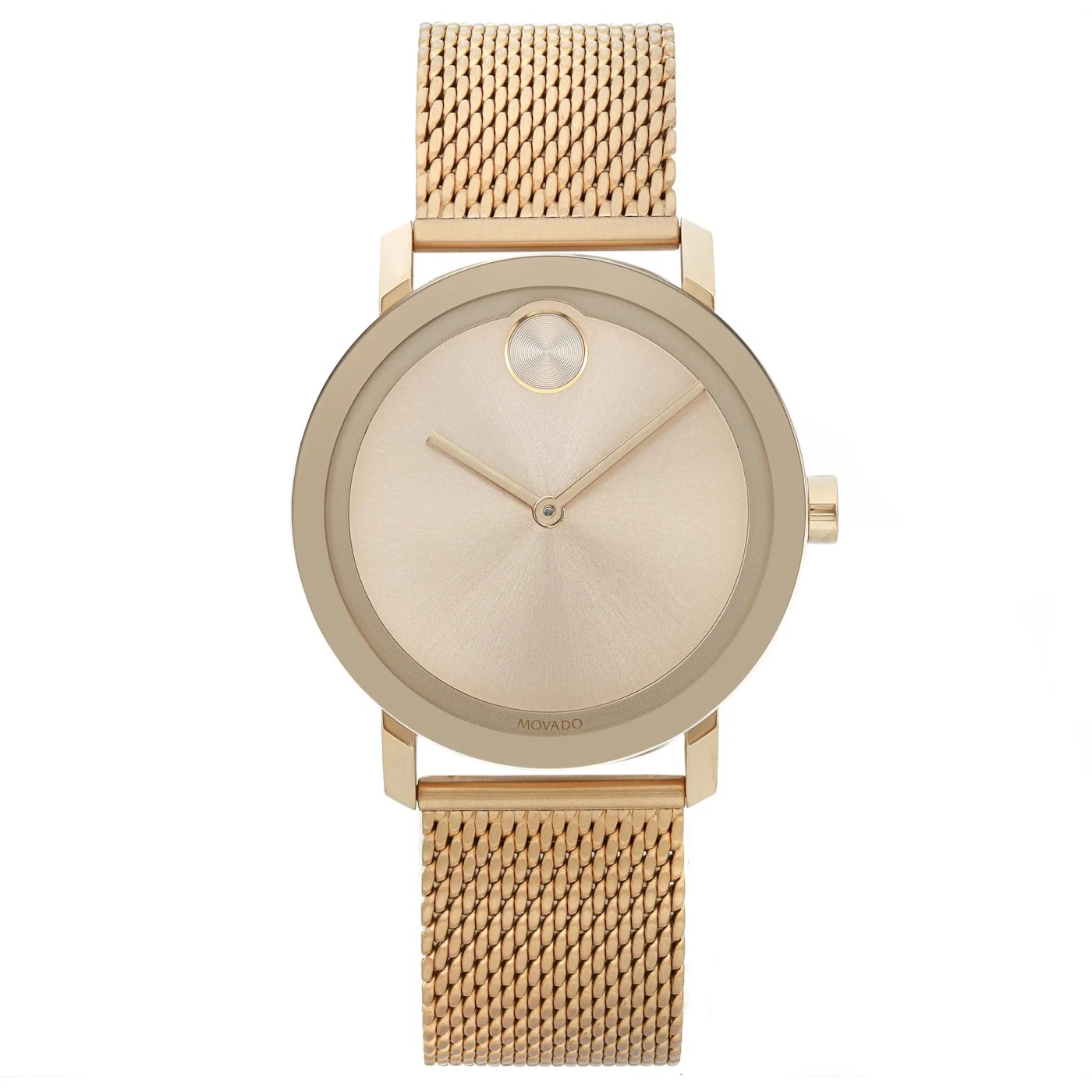 Movado Bold Evolution 40mm Gold Tone Gold Dial Men Watch
