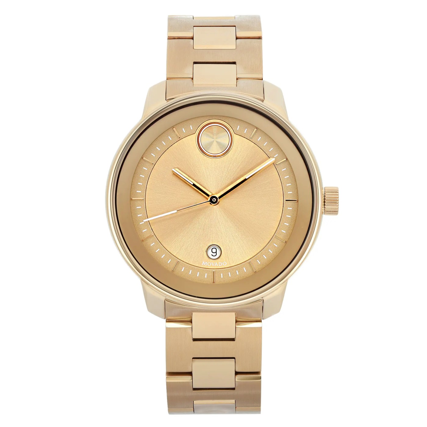 Movado Bold Verso 38mm Gold-tone Gold Dial Ladies Watch