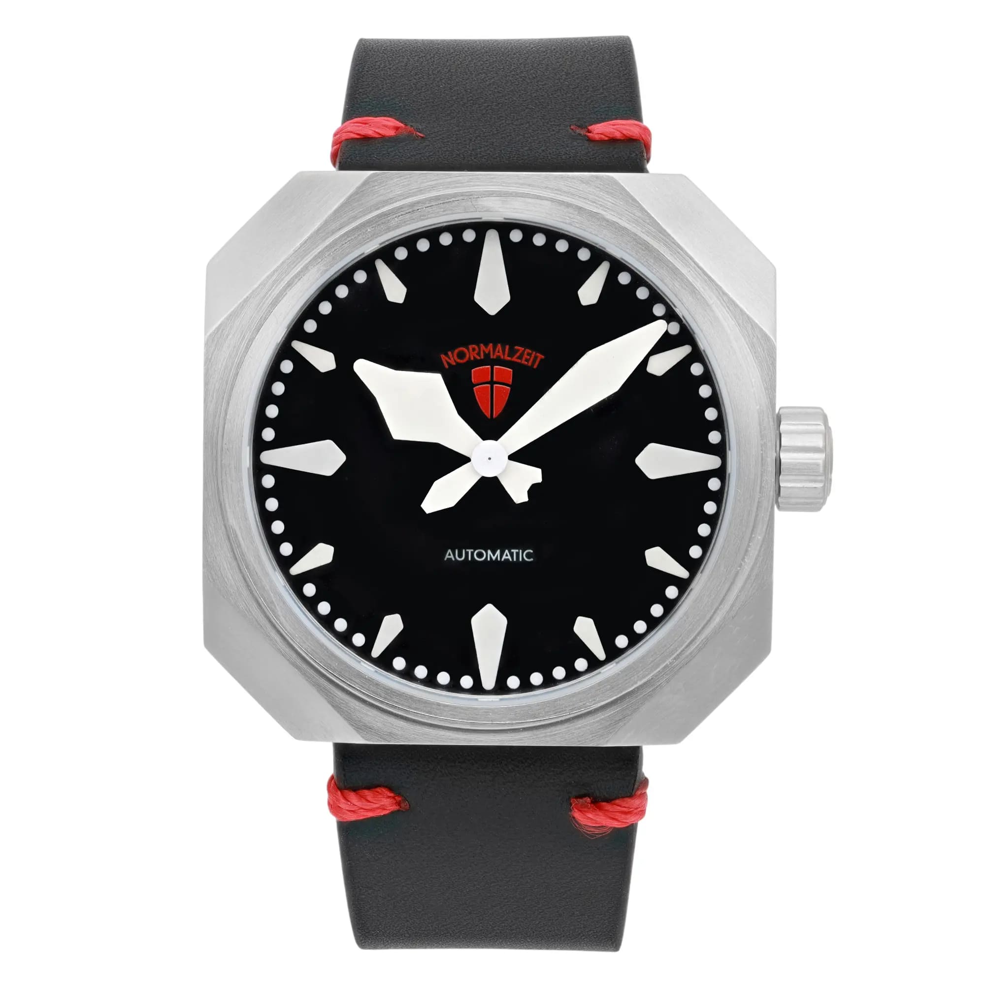 Normalzeit Steel Black Dial Limited Edition Automatic Watch