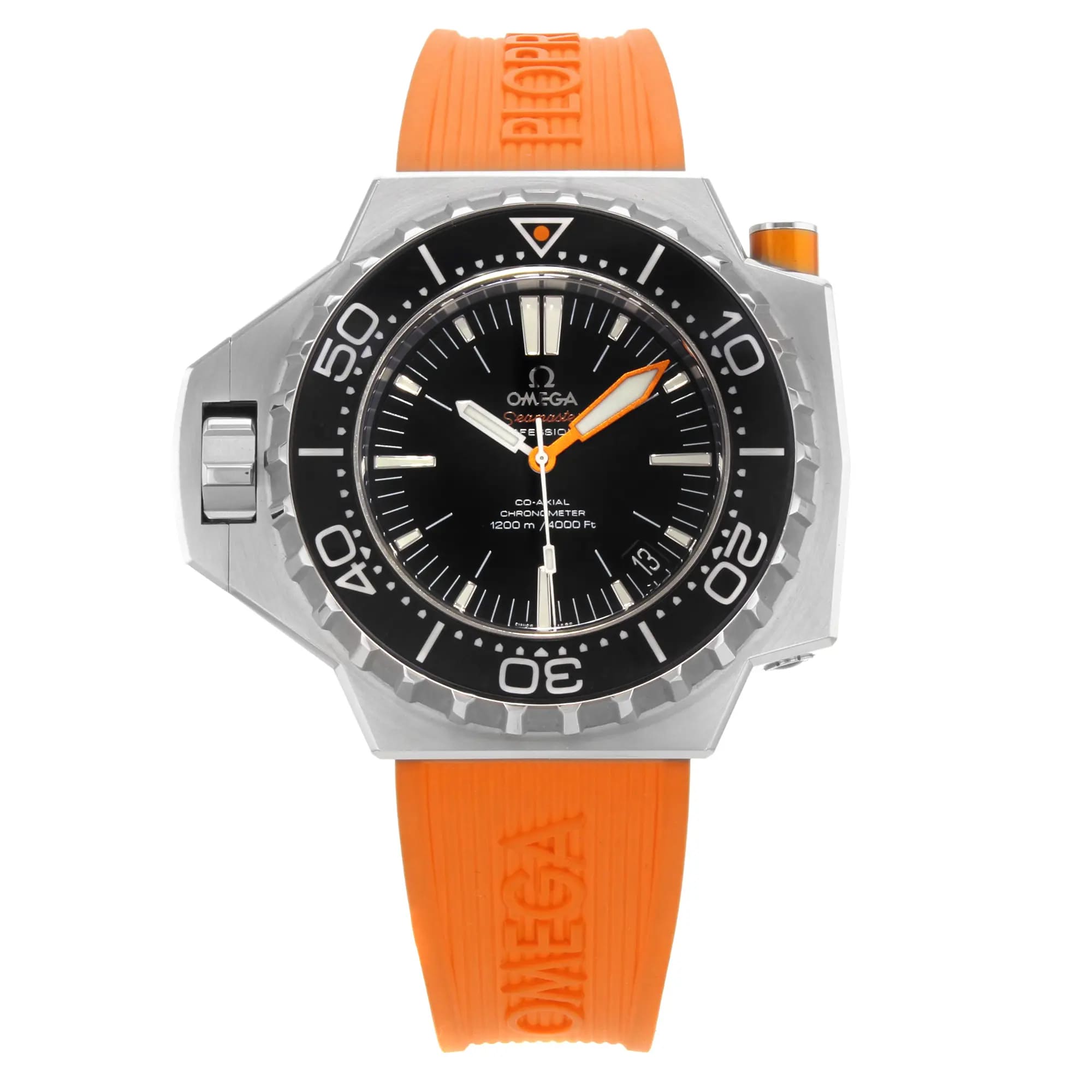 Omega Seamaster Ploprof Steel Black Dial Automatic Watch