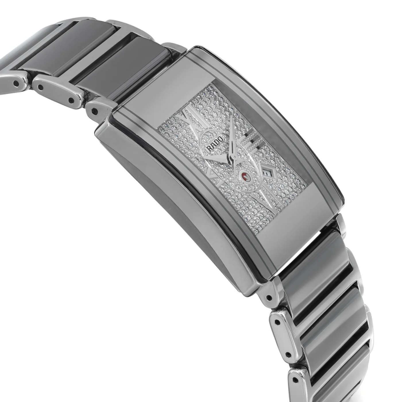 Rado Integral XL Jubile Ceramic Steel Diamond Dial Men Watch