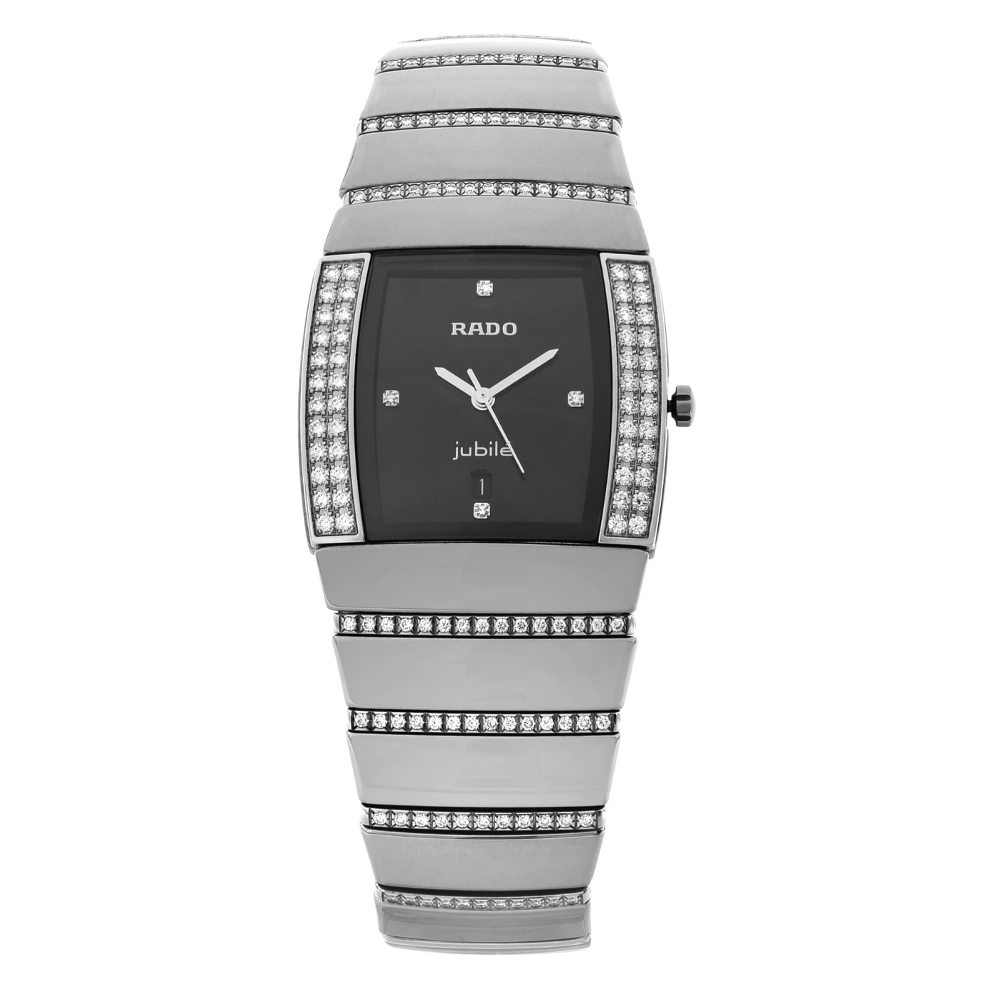 Rado Sintra Jubile Ceramic Diamond 1.20Cttw Quartz Ladies Watch