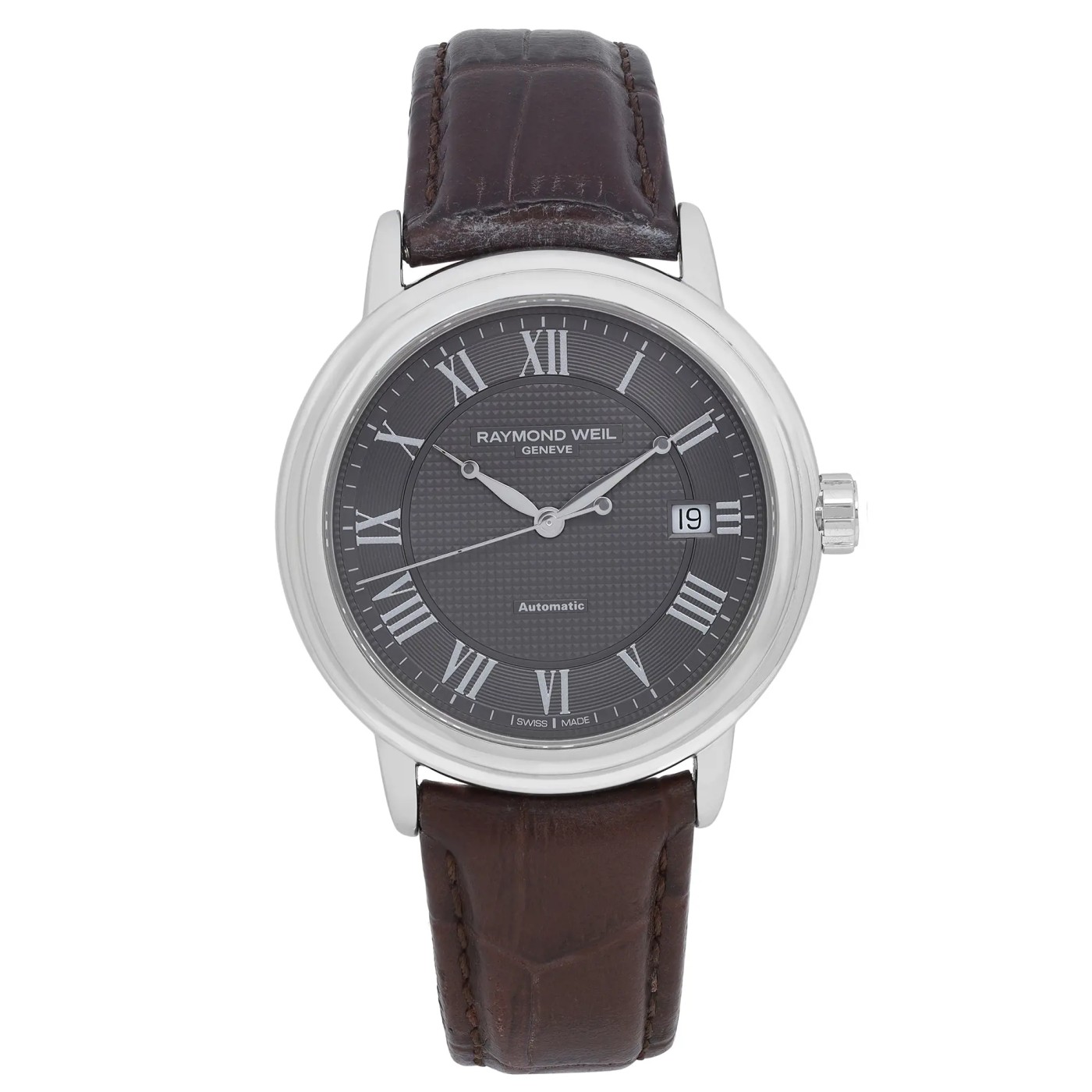 Raymond Weil Maestro 39mm Steel Gray Dial Automatic Mens Watch