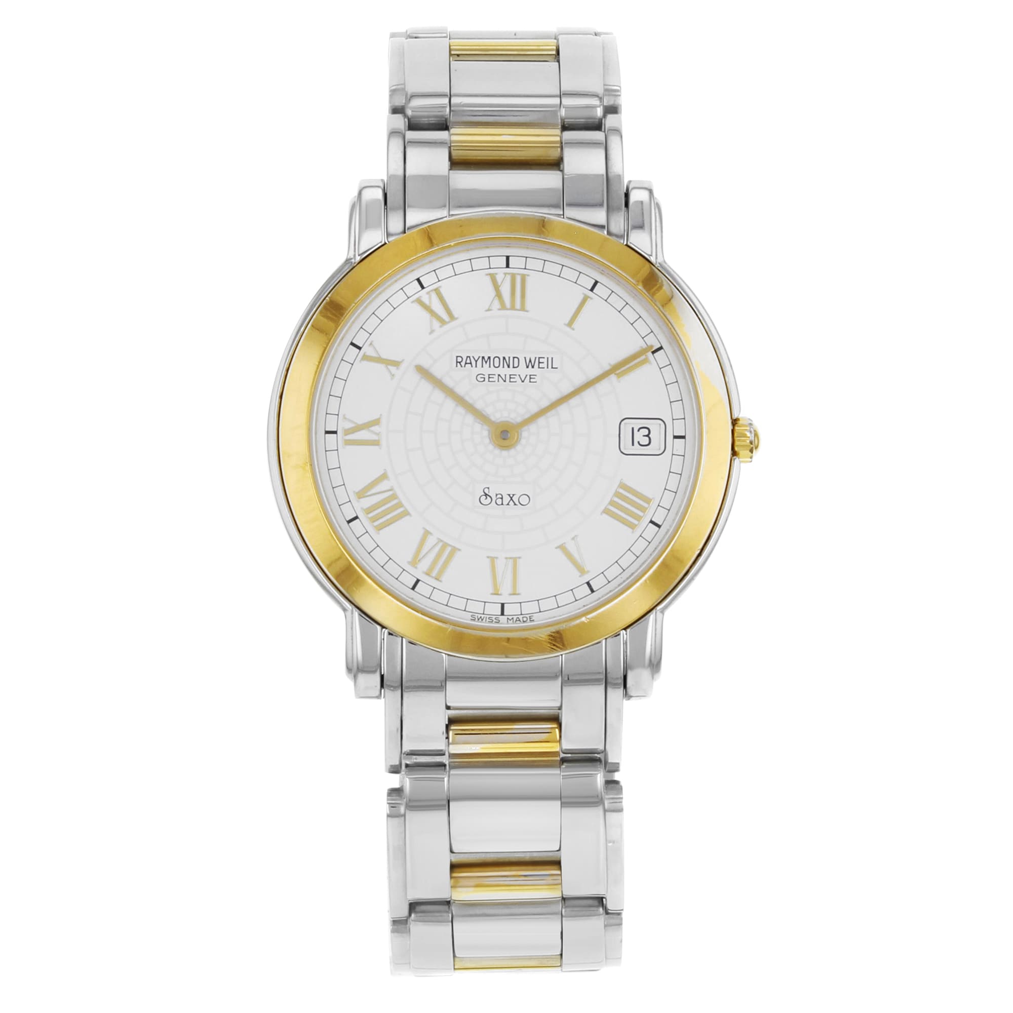 Raymond Weil Saxo Two Tone Ion Plated Steel Quartz Unisex Watch 