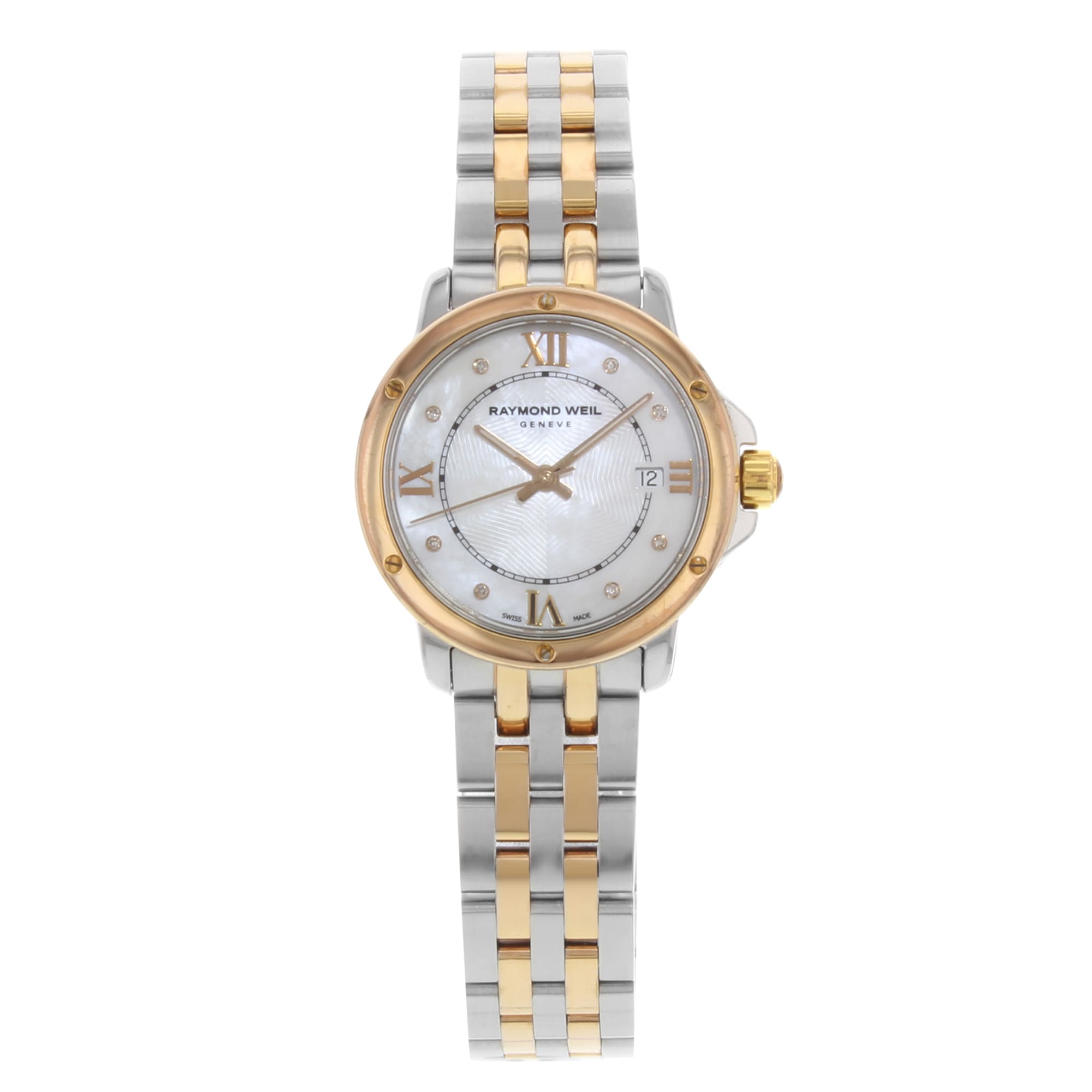 Raymond Weil Tango Two-Tone Ion Plated Steel Quartz Ladies Watch 
