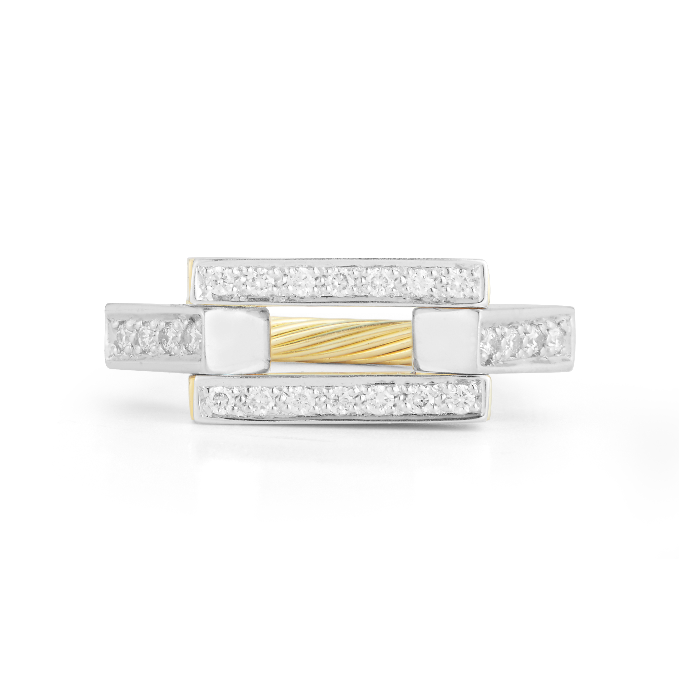 I.Reiss 14K Yellow Gold 0.2 Ring Size 7