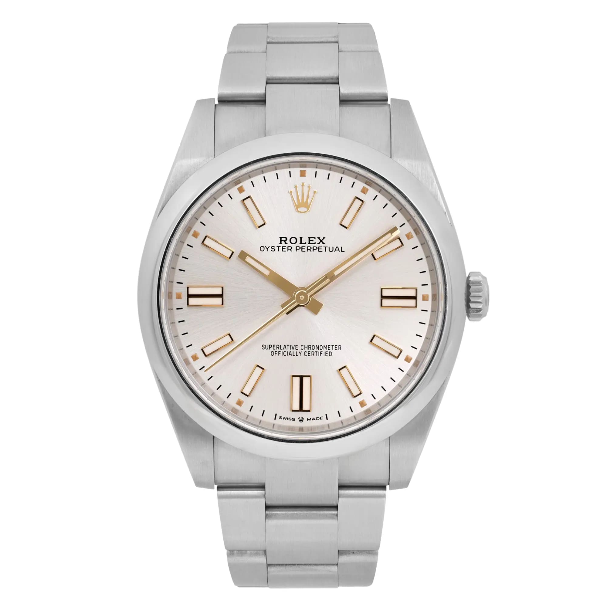 Rolex Oyster Perpetual 41mm Steel "Dr. PHIL" Silver Dial Watch 