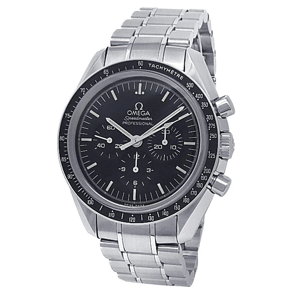 Omega Speedmaster Moonwatch Automatic Chronograph Stainless Steel 42mm Watch