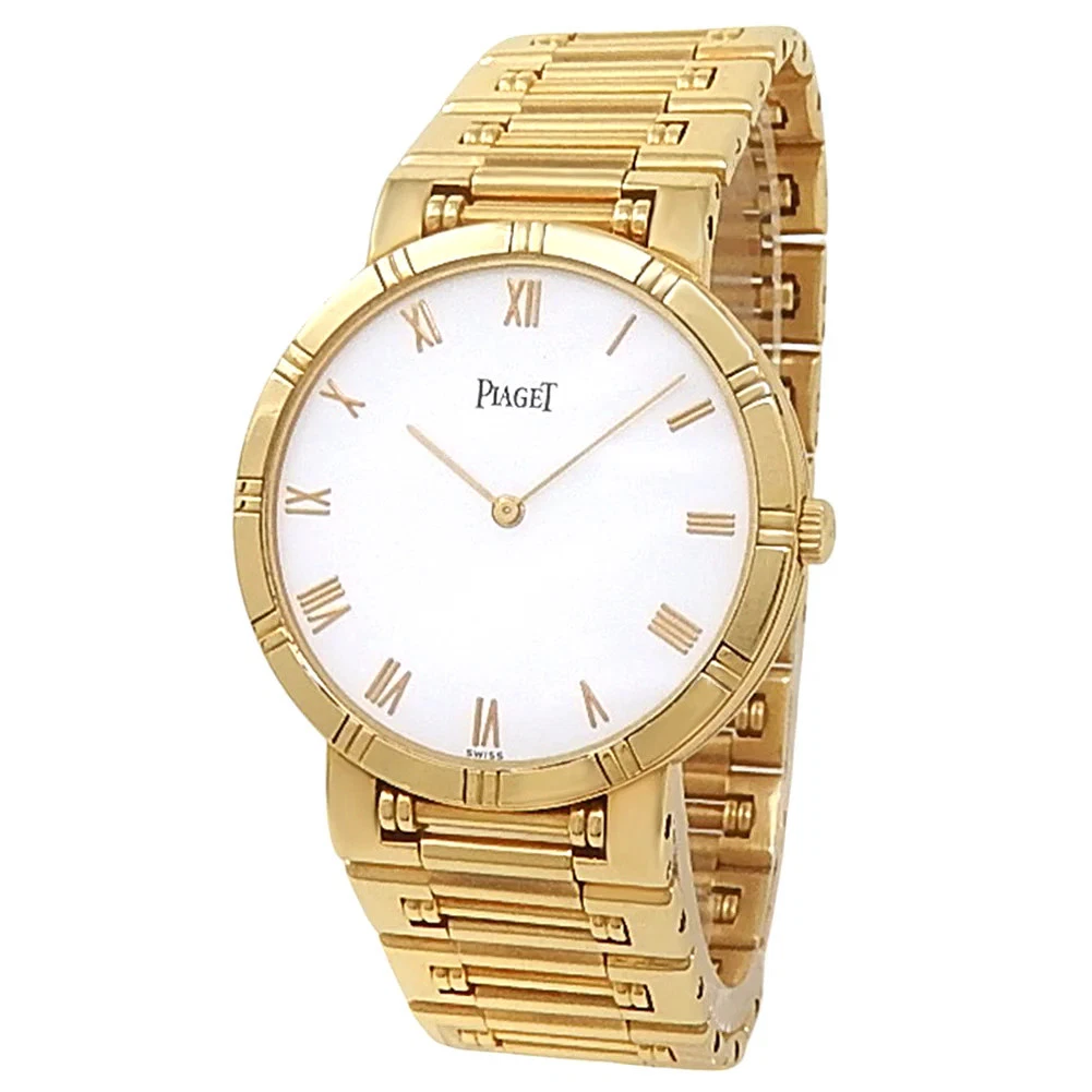 Piaget Dancer 18k Yellow Gold White Dial Ladies Manual Watch