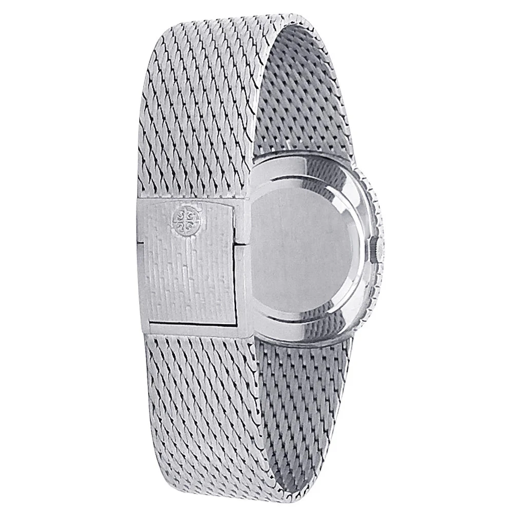 Patek Philippe Golden Ellipse 18k White Gold Manual Blue Watch