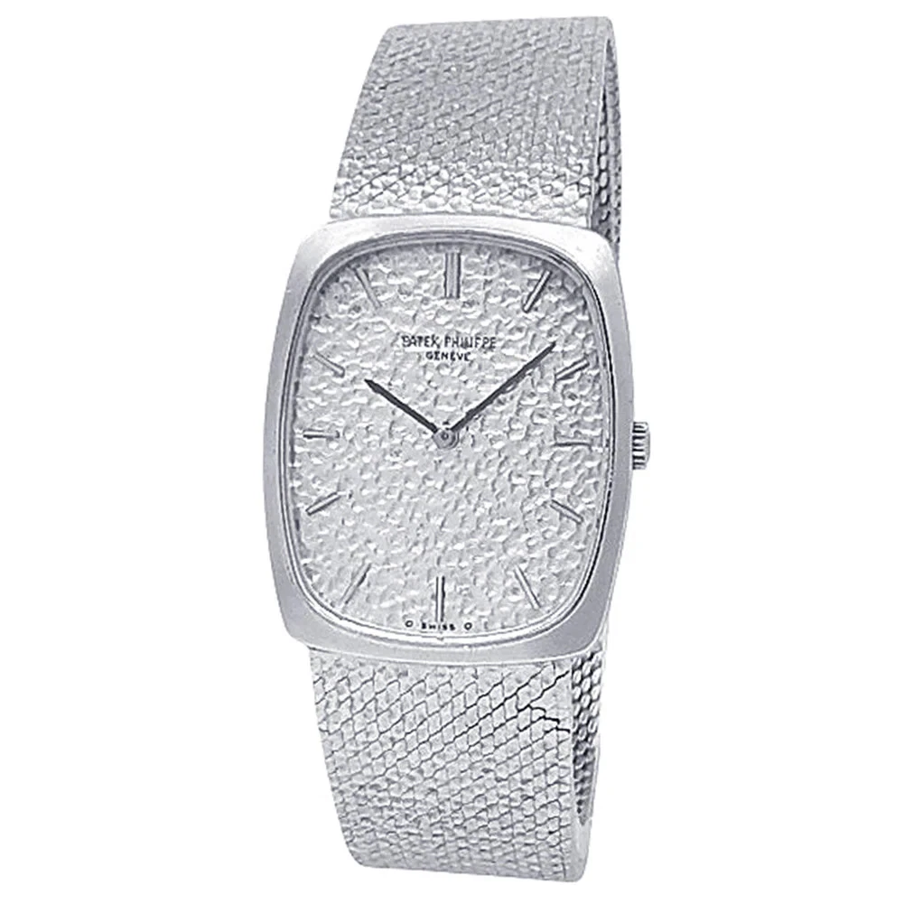 Patek Philippe Ellipse 18k White Gold Manual Silver Men’s Watch