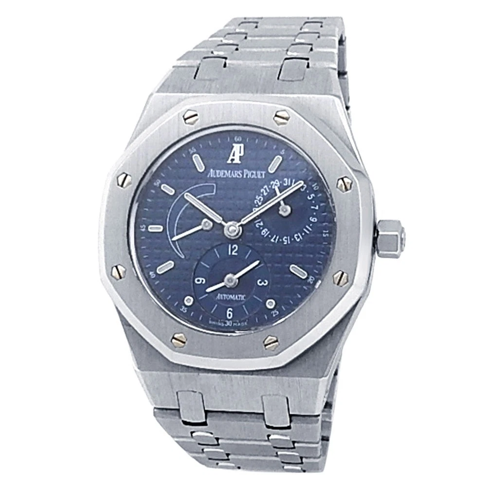 The Audemars Piguet Royal Oak Stainless Steel Blue Men’s Watch 