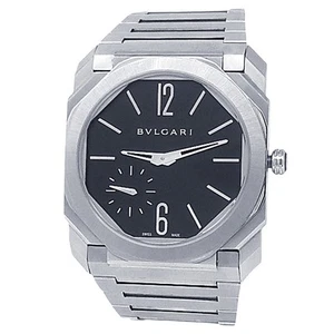 Bvlgari Octo Finissimo Stainless Steel Automatic Black Dial Men’s Watch