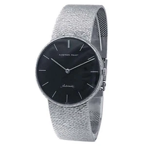 Audemars Piguet Vintage 18k White Gold Automatic Black Dial Men’s Watch