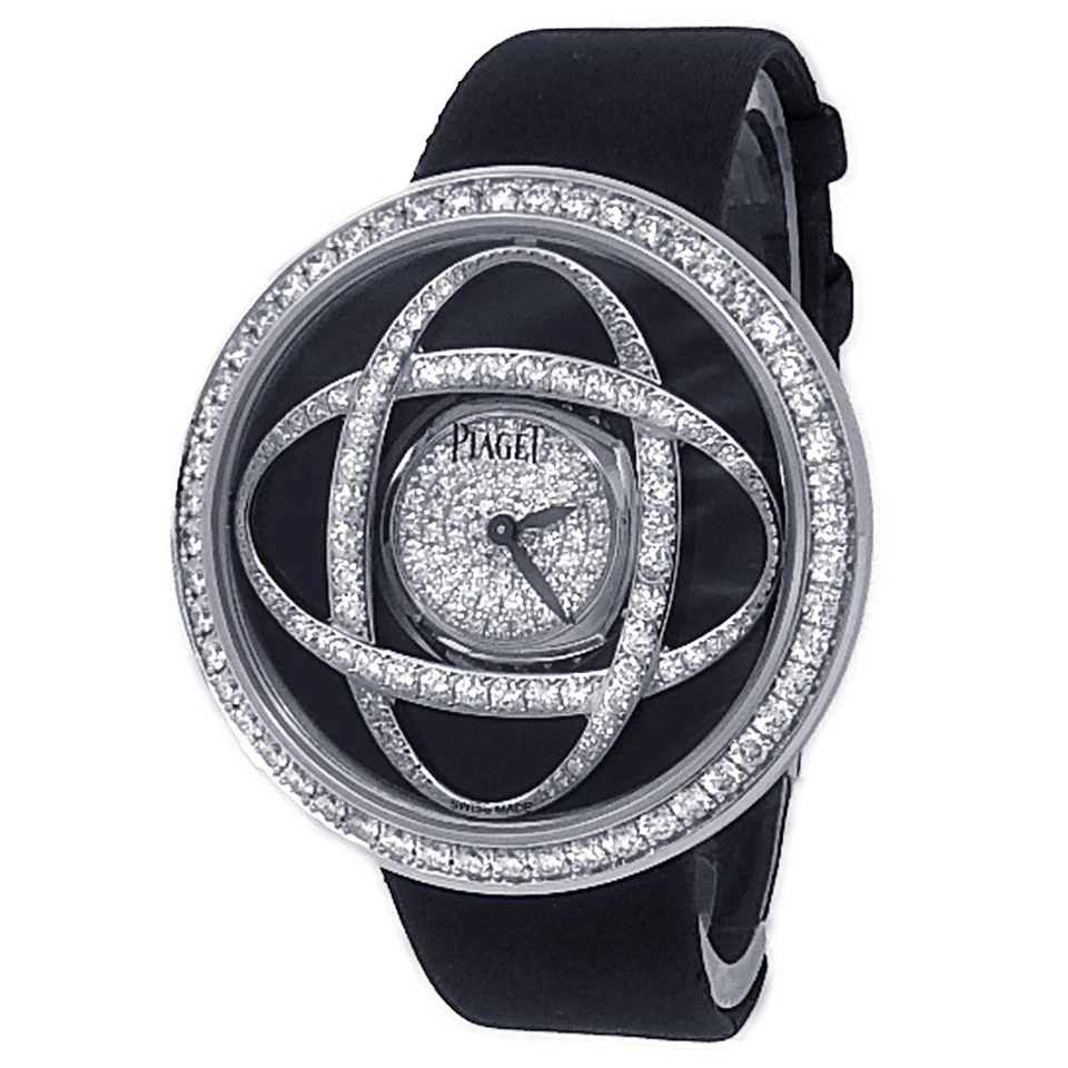 Piaget Limelight Jazz Party 18k White Gold Diamond Ladies Watch