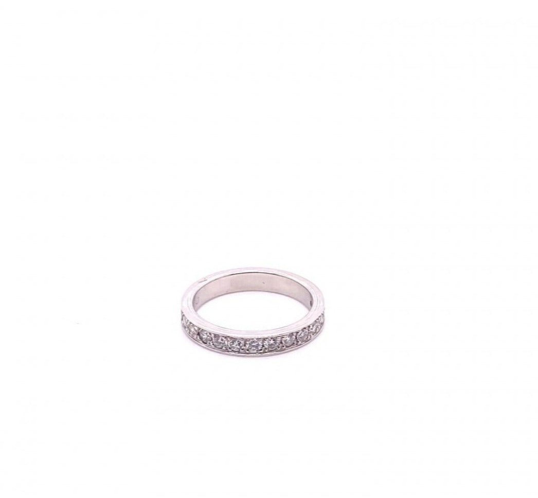 .39 Carat RBC Diamond Channel Set Engagement Ring Platinum