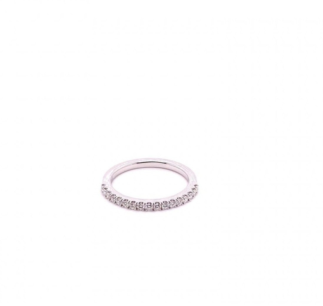 .25 Carat RBC Diamond Shear Prong Engagement Ring 14K White Gold