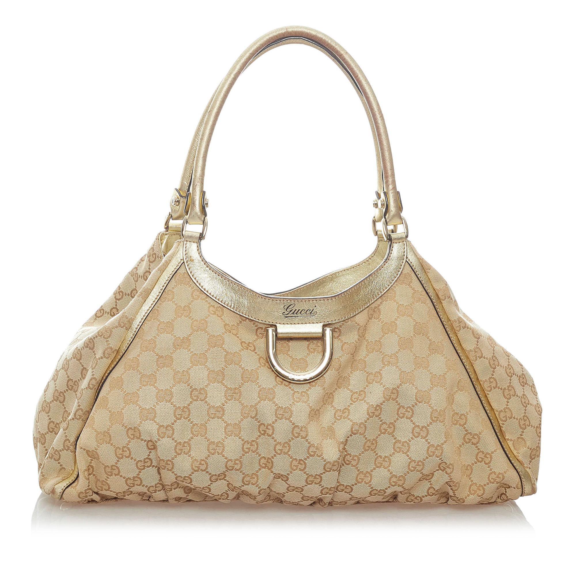 Gucci GG Canvas Abbey D-Ring Shoulder Bag