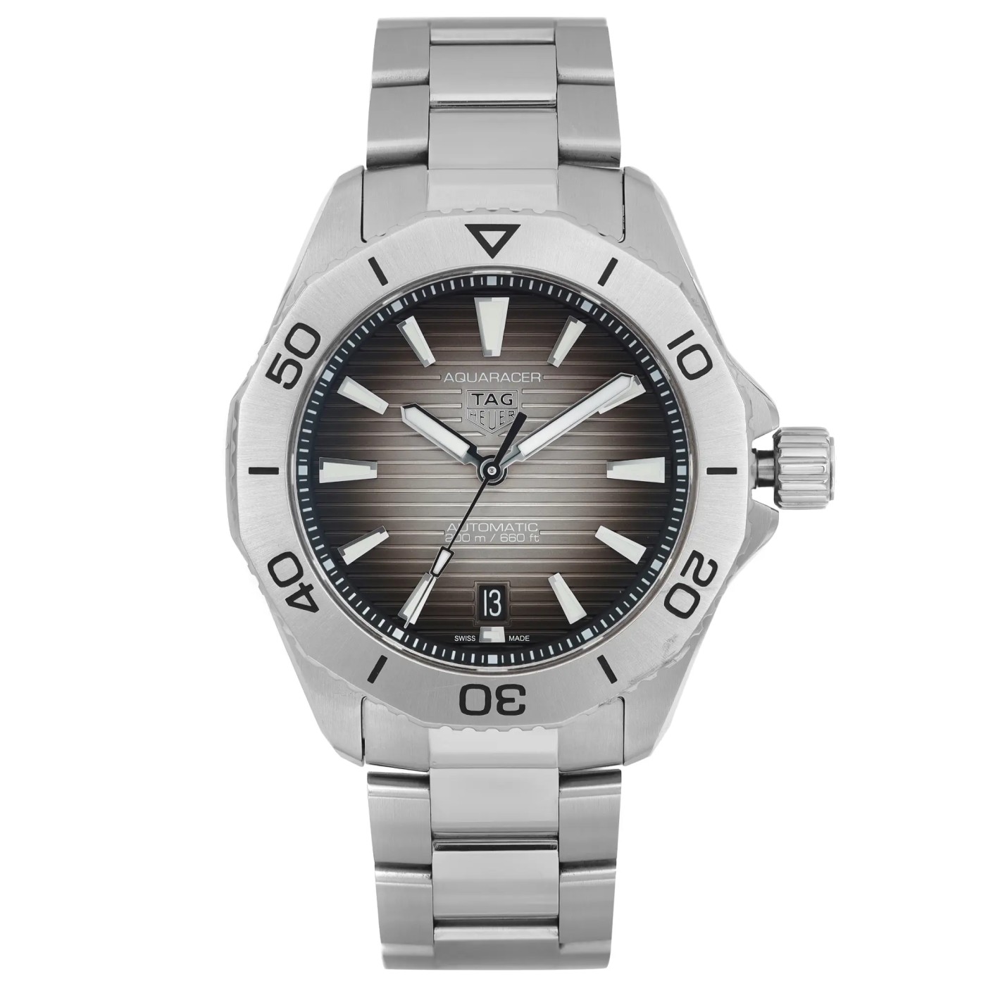Tag Heuer Aquaracer Steel Black Dial Automatic Mens Watch