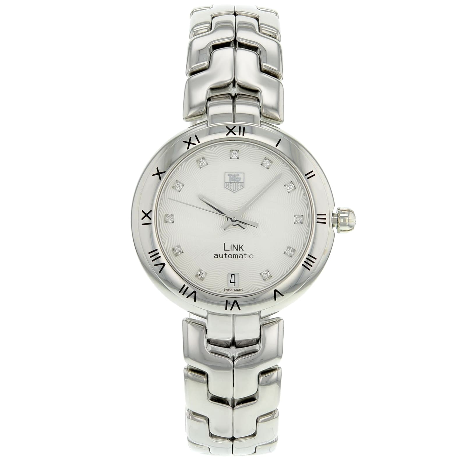 TAG Heuer Link Diamonds Stainless Steel Automatic Ladies Watch