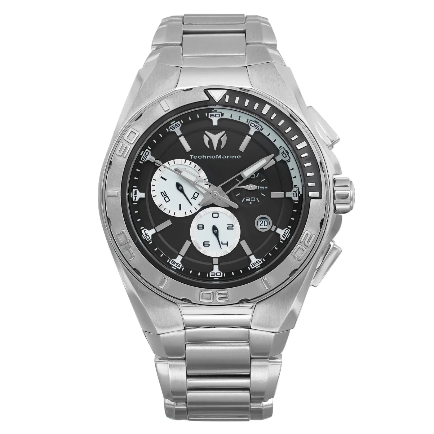 Technomarine Cruise 47mm Steel Black Dial Men Quartz Watch