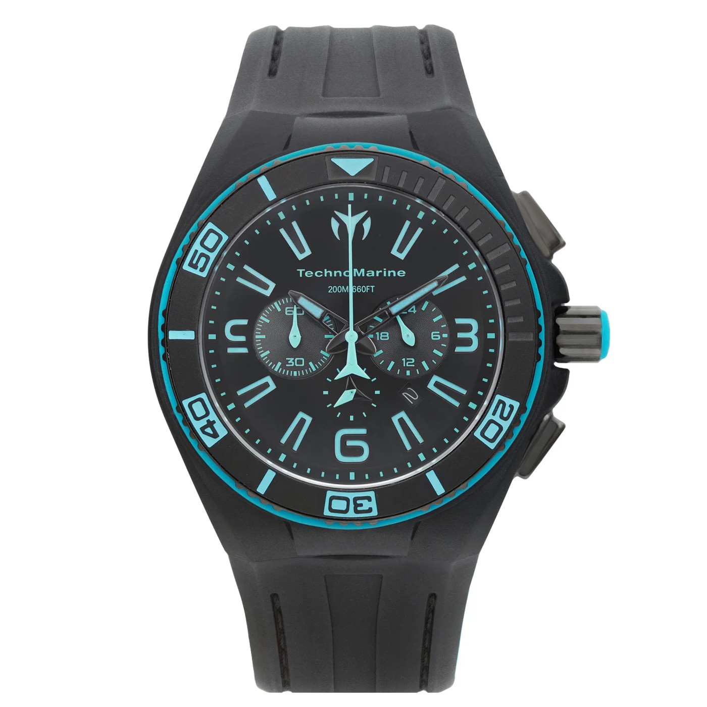 TechnoMarine Cruise NIght Vision 45mm Steel PVD Black Dial Men Watch
