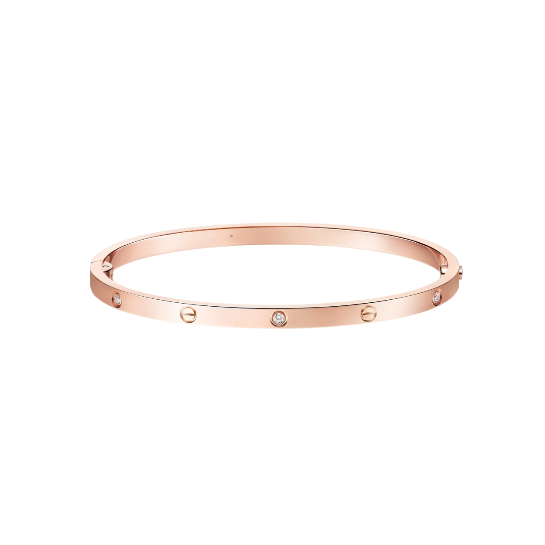 Cartier Small Love Bracelet 6 Diamonds 18ct Gold