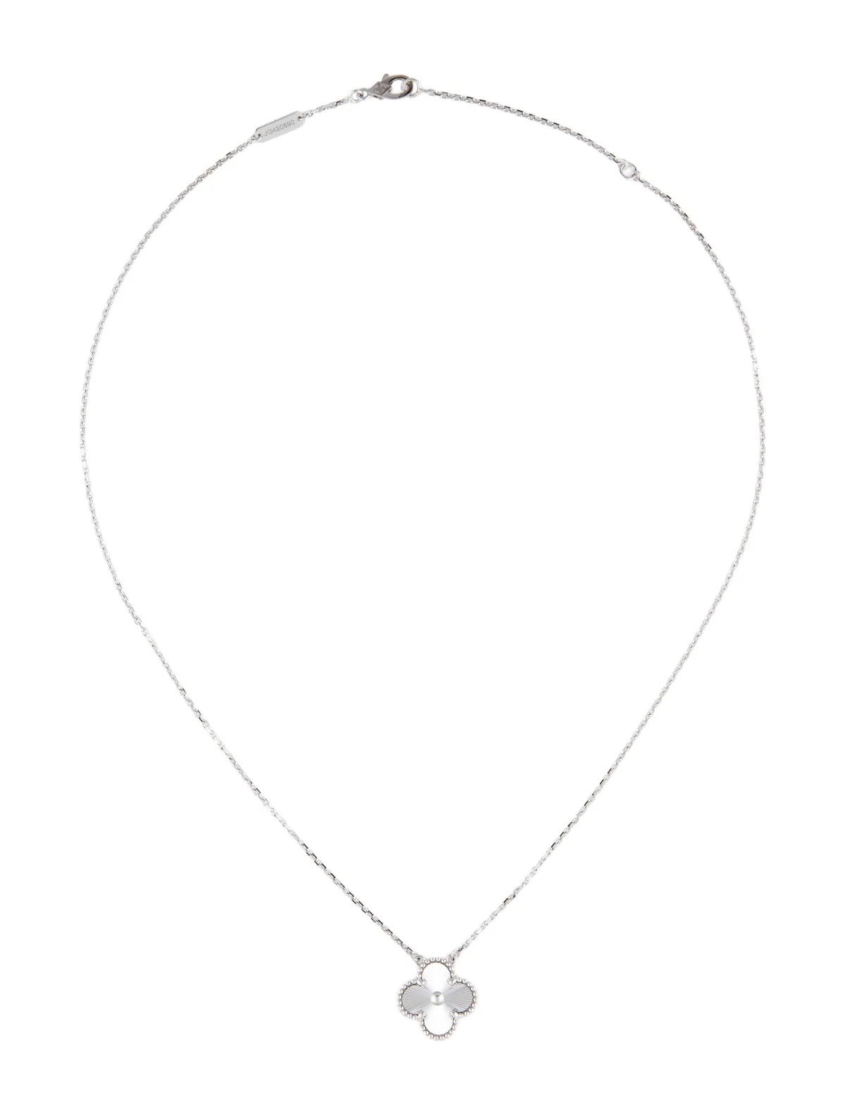 Pre-Owned Van Cleef & Arpels Vintage Alhambra Necklace 
