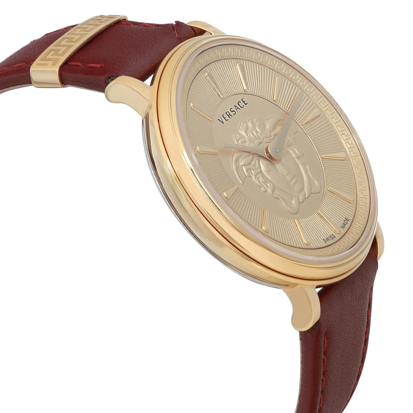 Versace V-Circle Medusa Gold Women’s Watch Versace Womens V-Circle Watches | MadaLuxe Time – Direct Luxury main image 4