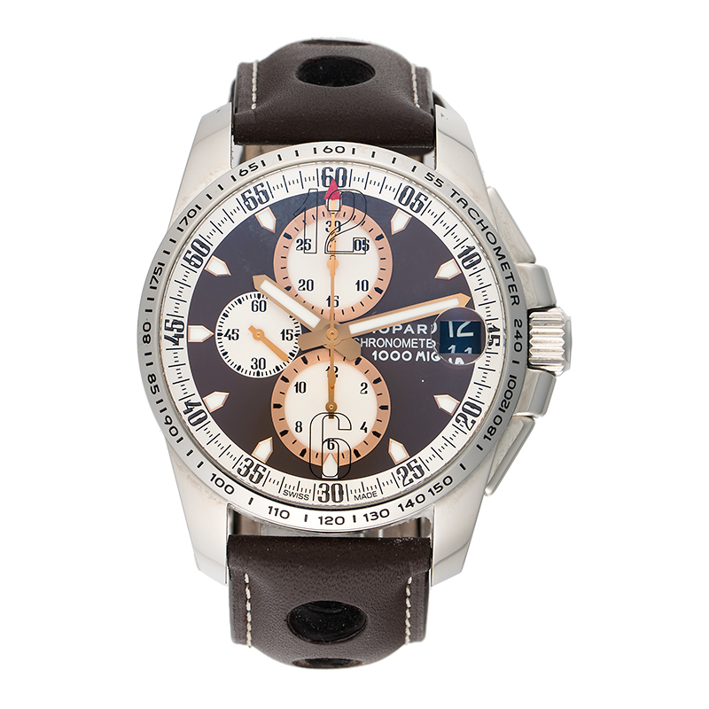 Chopard Mille Miglia Stainless Steel  Leather Automatic 47mm Mens Watch