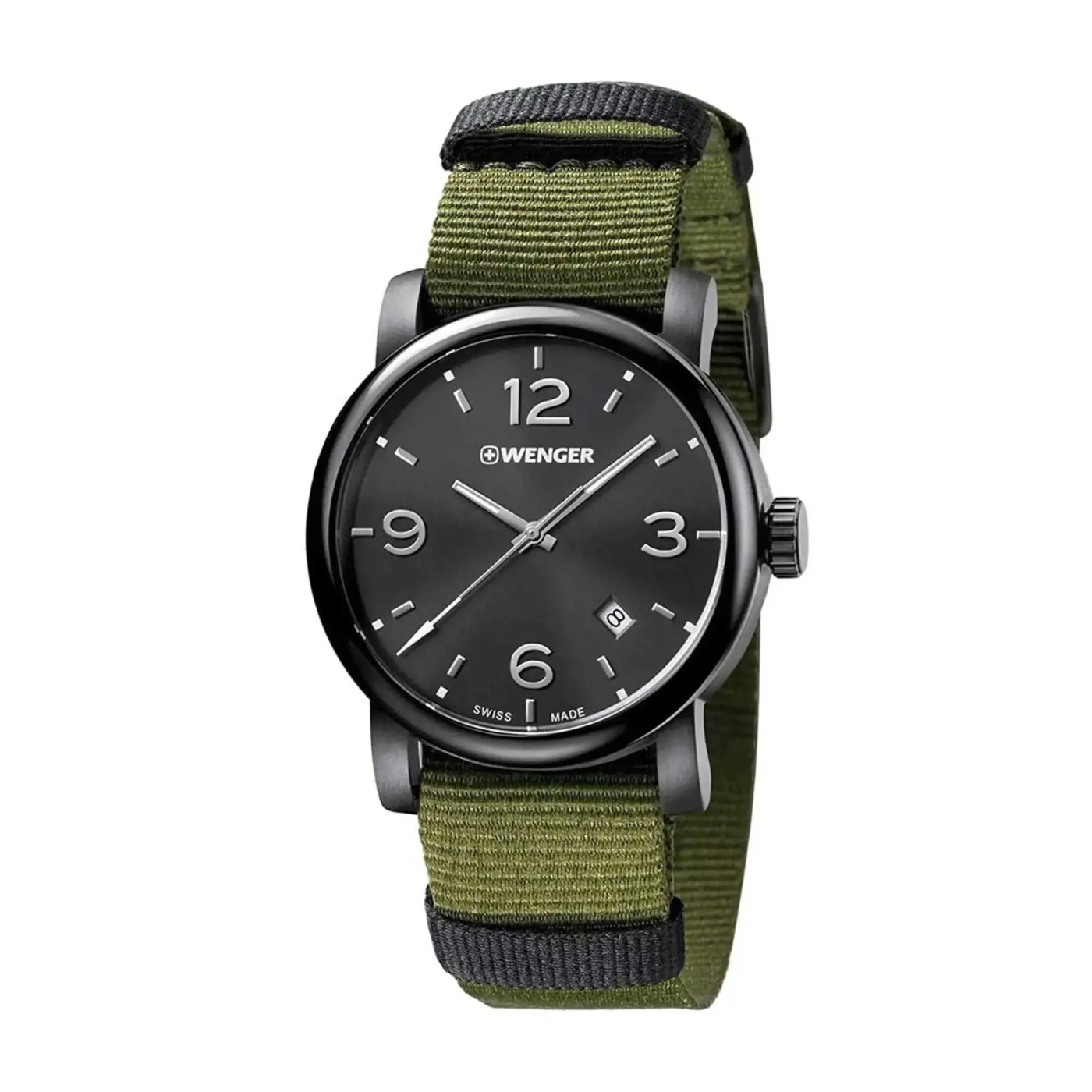 Wenger Urban Metropolitan 41mm Steel Black Dial Quartz Mens Watch